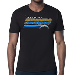 Los Angeles Chargers Starter Logo Push Graphic T-Shirt Black - NFL