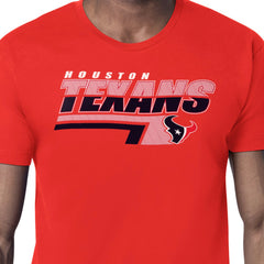 Houston Texans Starter Logo Push Graphic T-Shirt Red - NFL