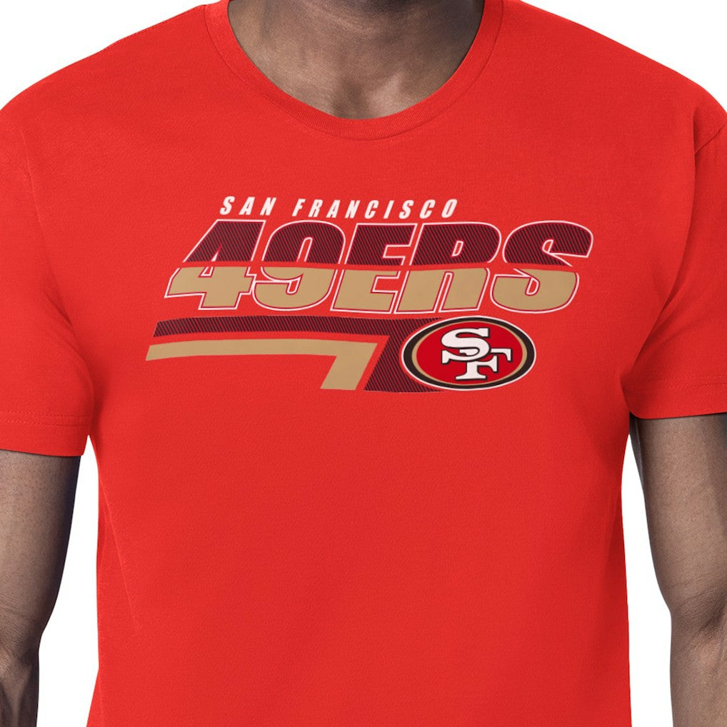 San Francisco 49ers Starter Logo Push Graphic T-Shirt Scarlet - NFL