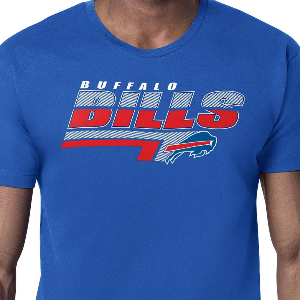 Buffalo Bills Starter Logo Push Graphic T-Shirt Royal - NFL