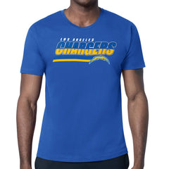 Los Angeles Chargers Starter Logo Push Graphic T-Shirt Royal - NFL