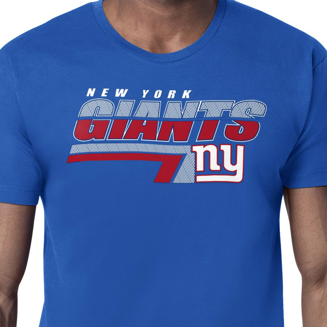 New York Giants Starter Logo Push Graphic T-Shirt Royal - NFL