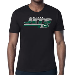 New York Jets Starter Logo Push Graphic T-Shirt Black - NFL