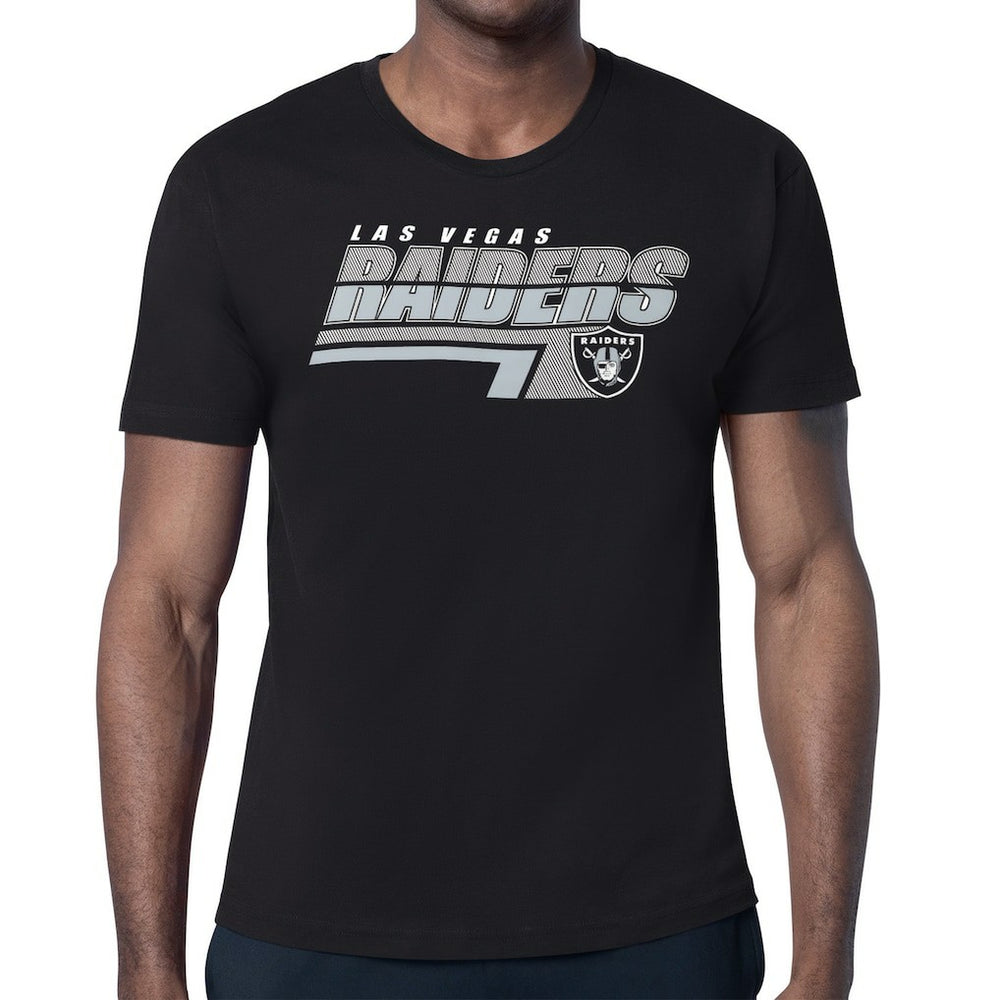 Las Vegas Raiders Starter Logo Push Graphic T-Shirt Black - NFL