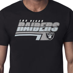Las Vegas Raiders Starter Logo Push Graphic T-Shirt Black - NFL