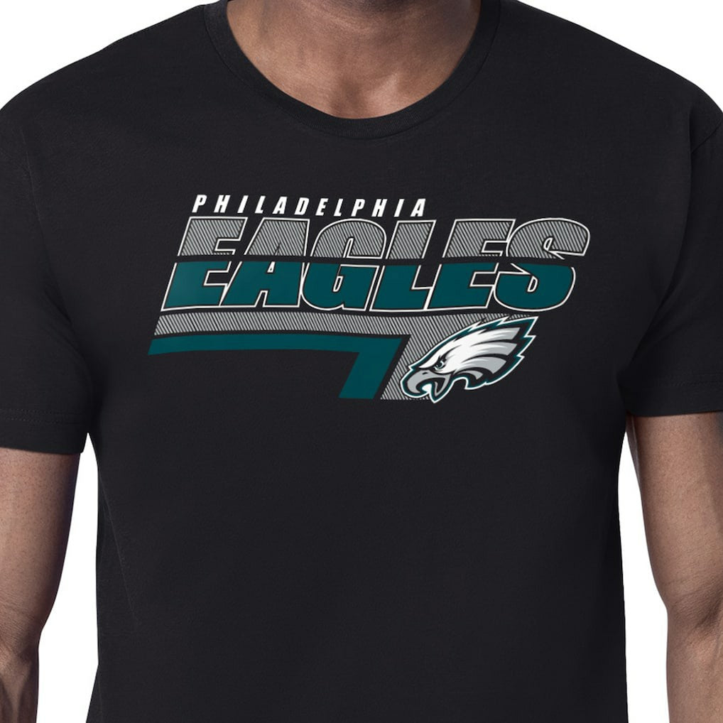 Philadelphia Eagles Starter Logo Push Graphic T-Shirt Black - NFL