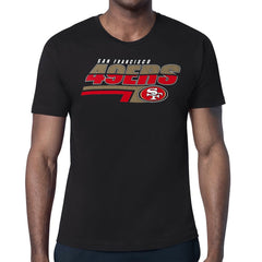 San Francisco 49ers Starter Logo Push Graphic T-Shirt Black - NFL