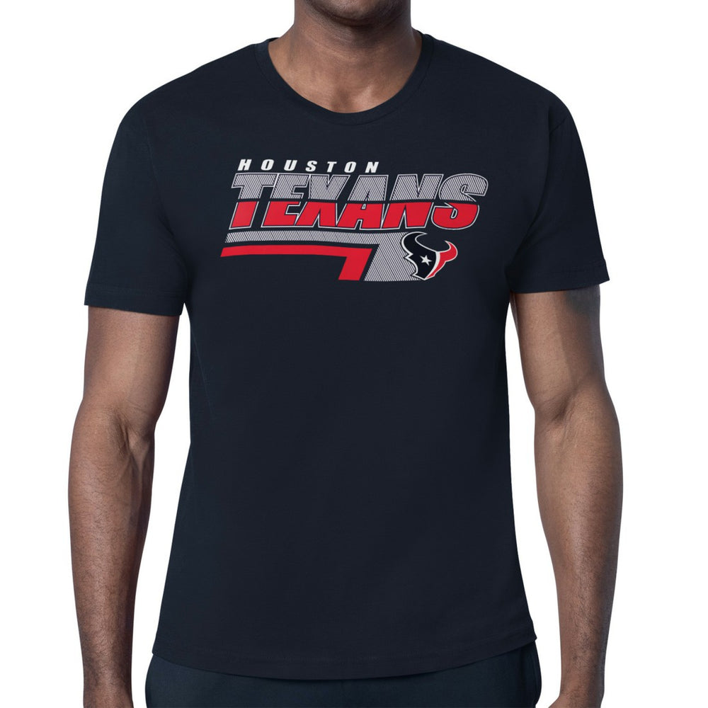 Houston Texans Starter Logo Push Graphic T-Shirt Navy - NFL