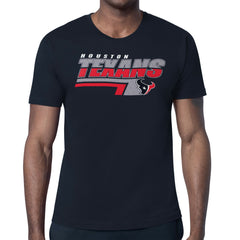 Houston Texans Starter Logo Push Graphic T-Shirt Navy - NFL