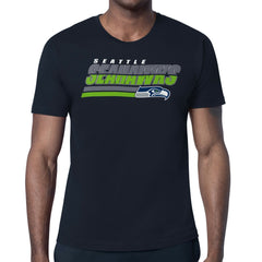 Seattle Seahawks Starter Logo Push Graphic T-Shirt College Navy - NFL