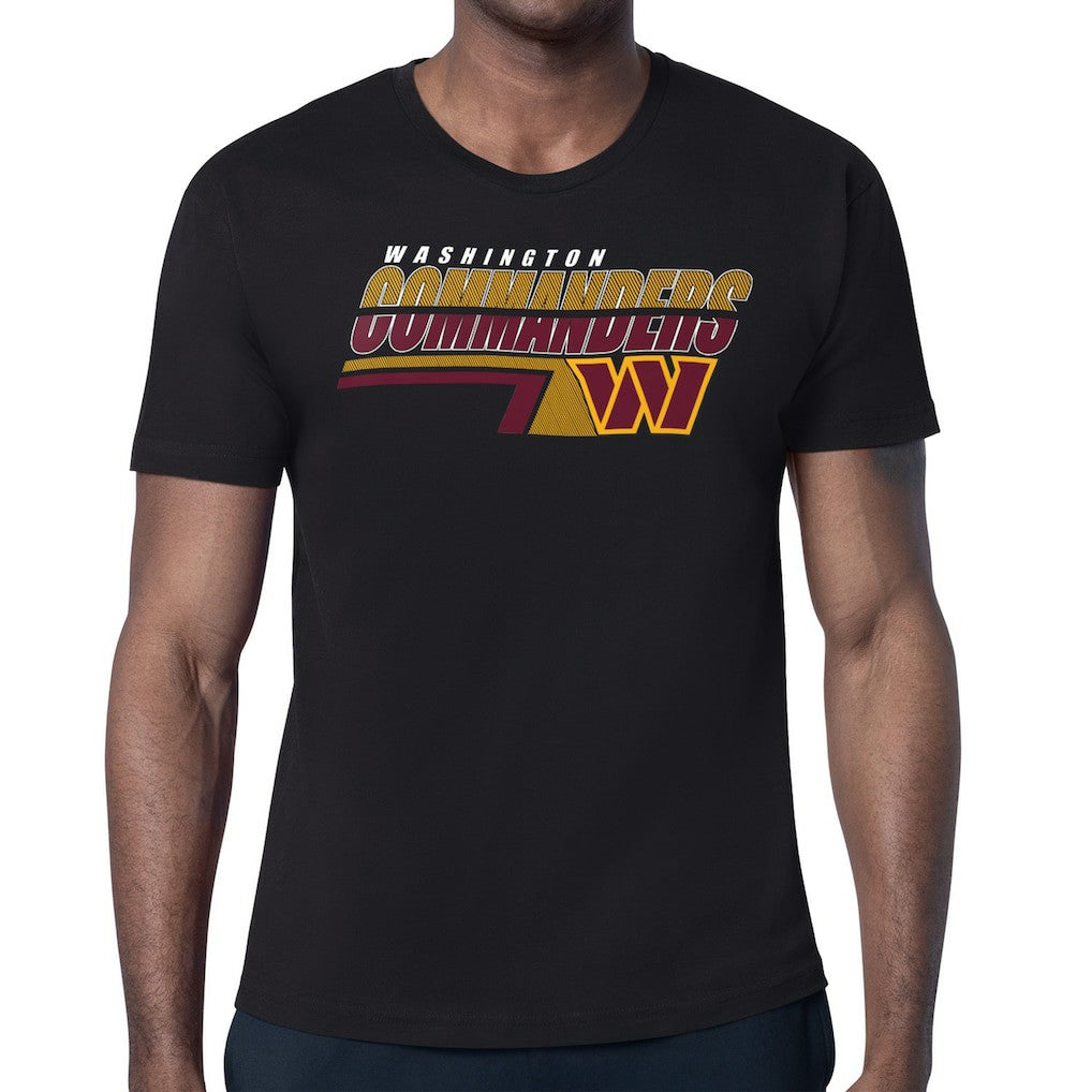 Washington Commanders Starter Logo Push Graphic T-Shirt Black - NFL