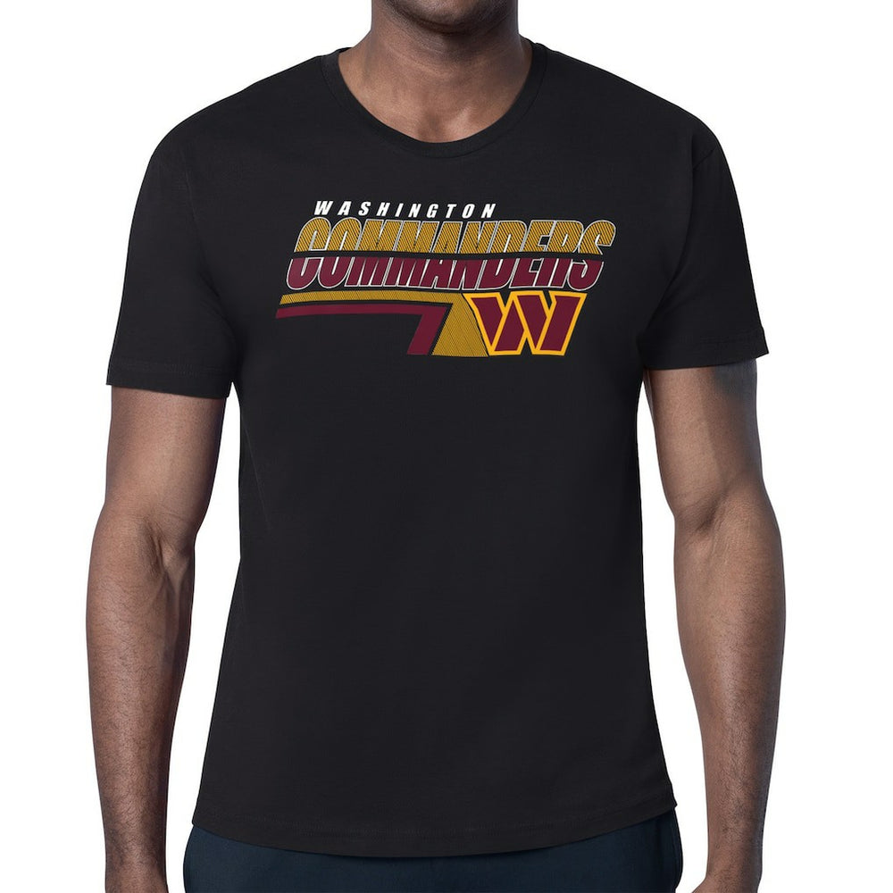 Washington Commanders Starter Logo Push Graphic T-Shirt Black - NFL