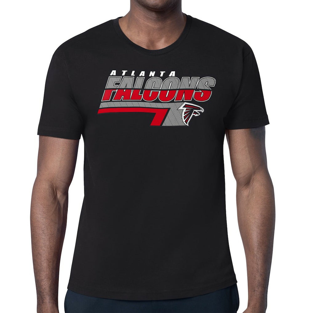 Atlanta Falcons Starter Logo Push Graphic T-Shirt Black - NFL