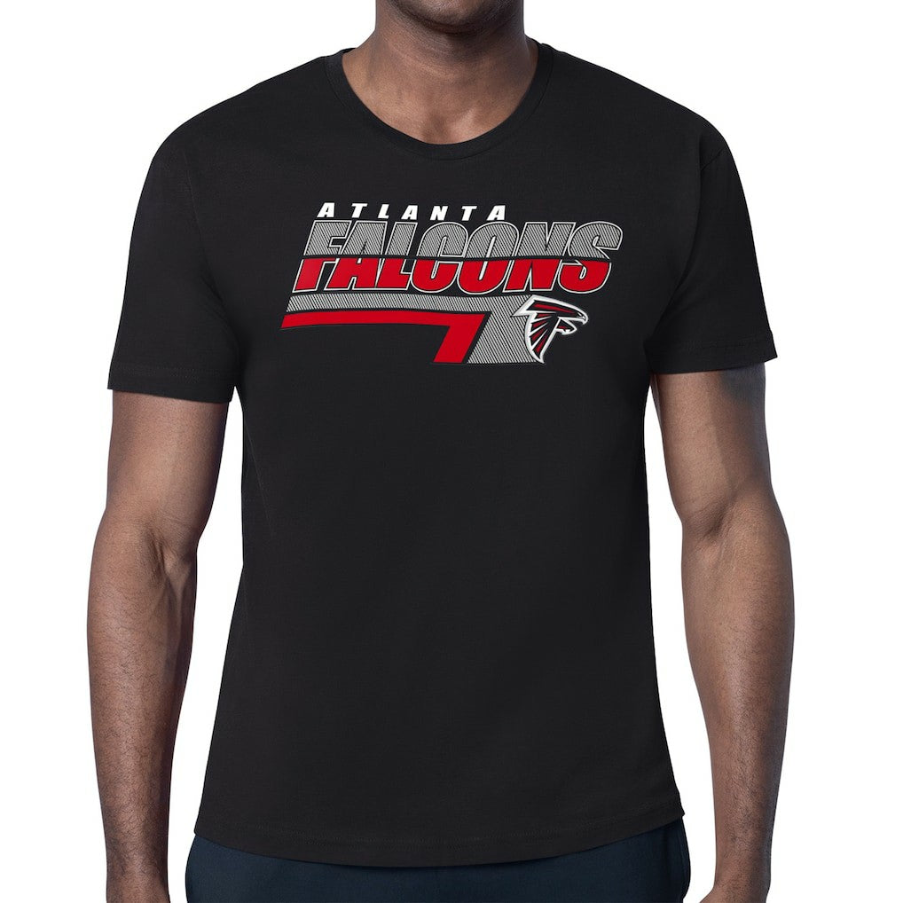 Atlanta Falcons Starter Logo Push Graphic T-Shirt Black - NFL