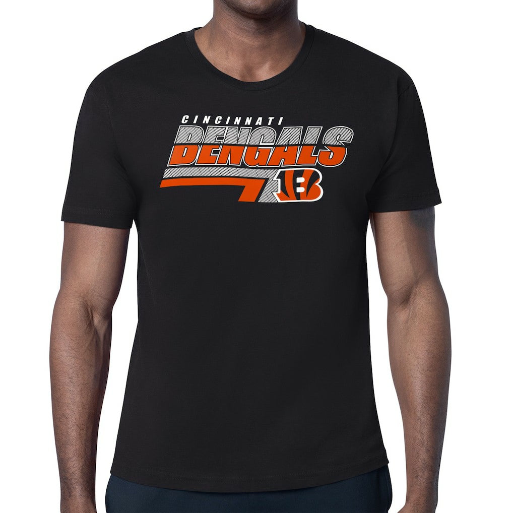 Cincinnati Bengals Starter Logo Push Graphic T-Shirt Black - NFL