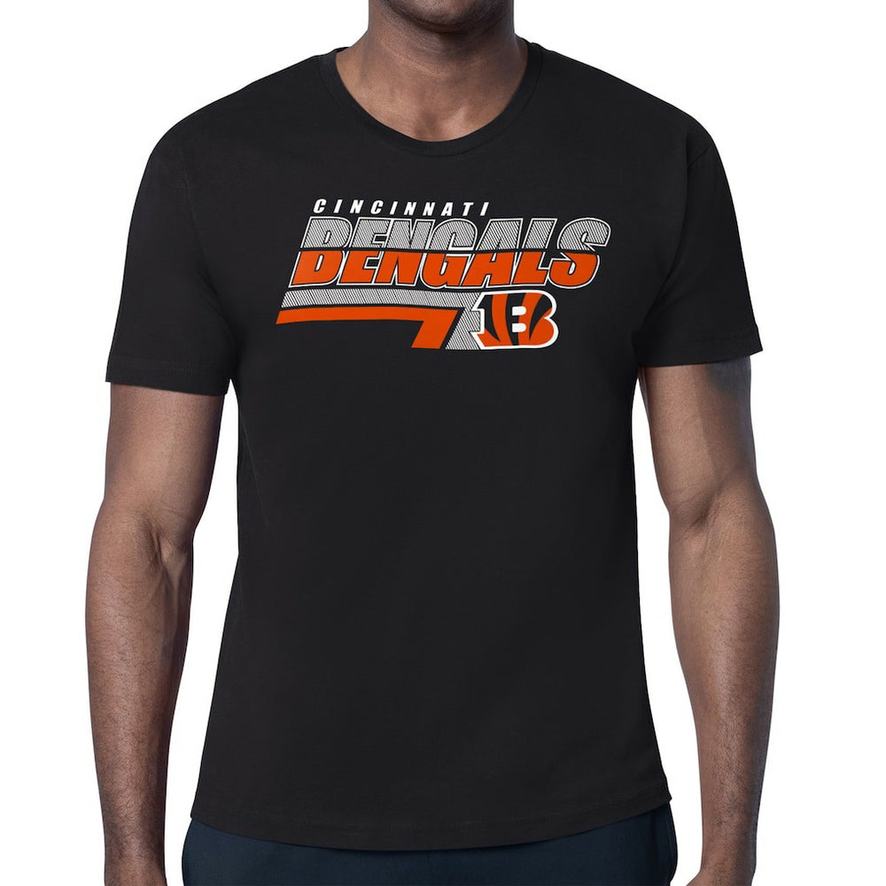 Cincinnati Bengals Starter Logo Push Graphic T-Shirt Black - NFL