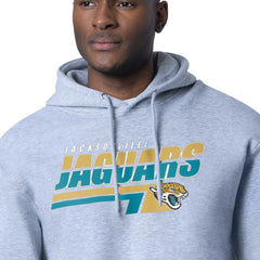 Jacksonville Jaguars Starter Logo Push Graphic Hoodie Heather Gray - NFL