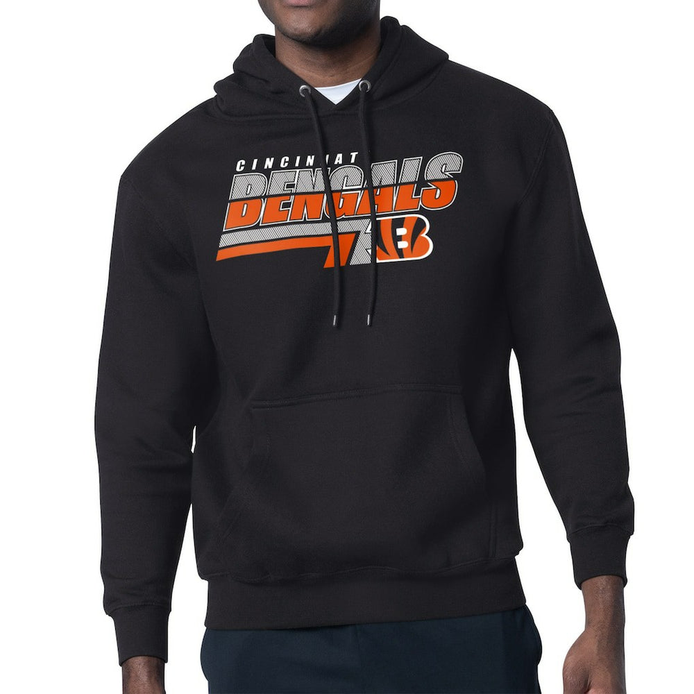 Cincinnati Bengals Starter Logo Push Graphic Hoodie Black - NFL