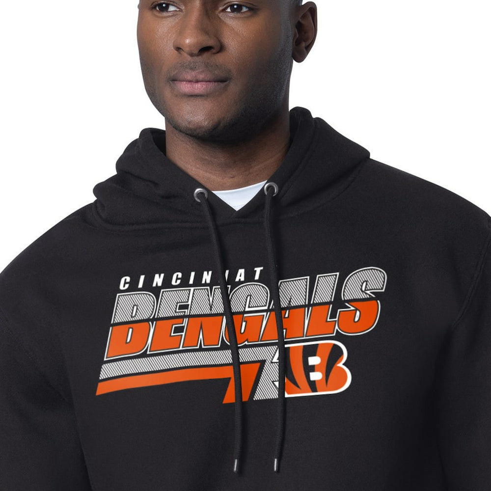Cincinnati Bengals Starter Logo Push Graphic Hoodie Black - NFL
