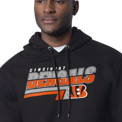 Cincinnati Bengals Starter Logo Push Graphic Hoodie Black - NFL