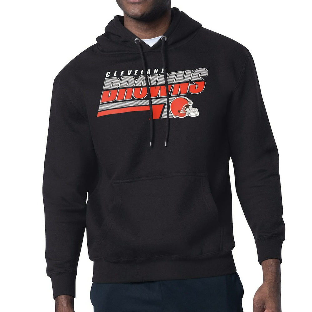 Cleveland Browns Starter Logo Push Graphic Hoodie Black - NFL