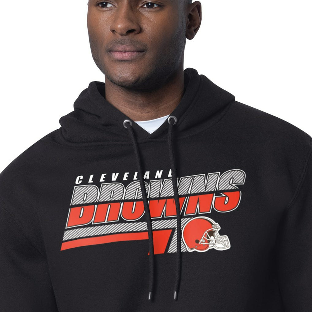 Cleveland Browns Starter Logo Push Graphic Hoodie Black - NFL