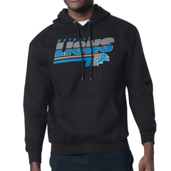 Detroit Lions Starter Logo Push Graphic Hoodie Black - NFL