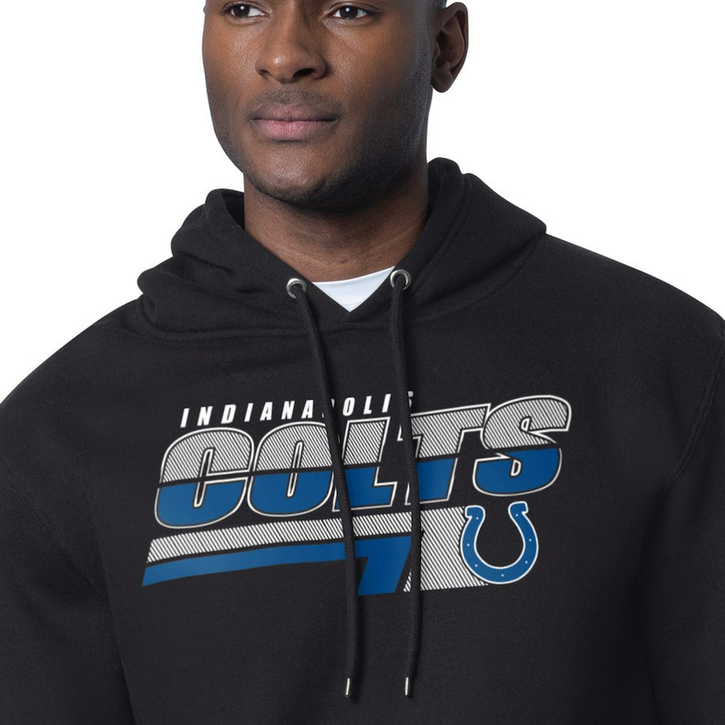 Indianapolis Colts Starter Logo Push Graphic Hoodie Black - NFL