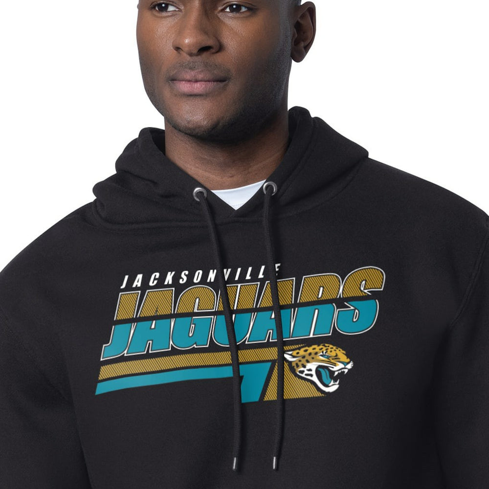 Jacksonville Jaguars Starter Logo Push Graphic Hoodie Black - NFL