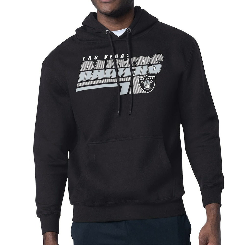 Las Vegas Raiders Starter Logo Push Graphic Hoodie Black - NFL