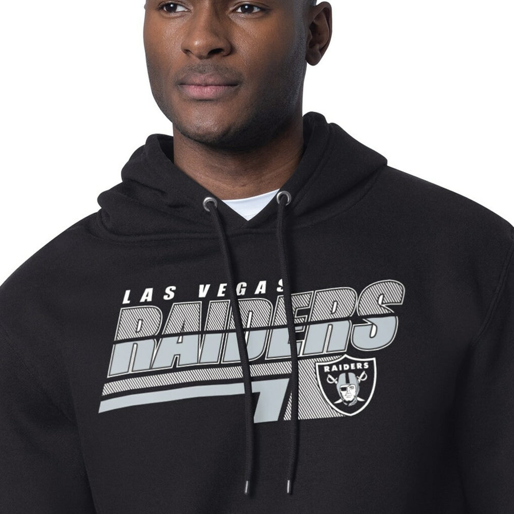 Las Vegas Raiders Starter Logo Push Graphic Hoodie Black - NFL