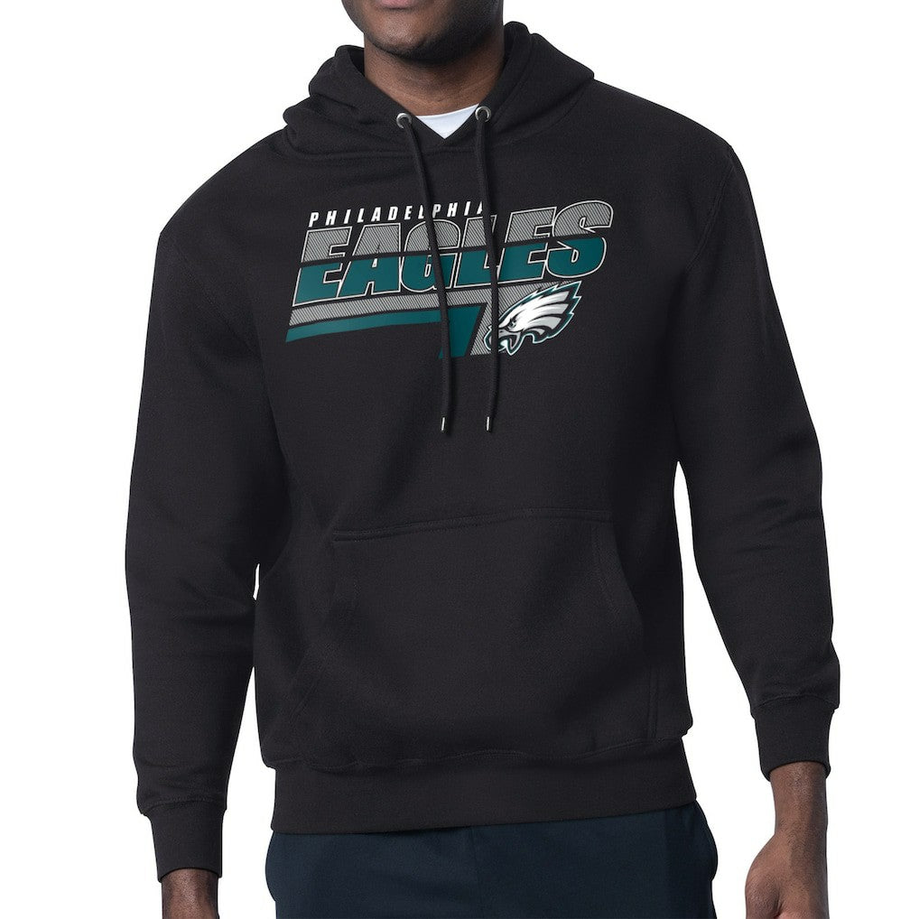 Philadelphia Eagles Starter Logo Push Graphic Hoodie Black - NFL