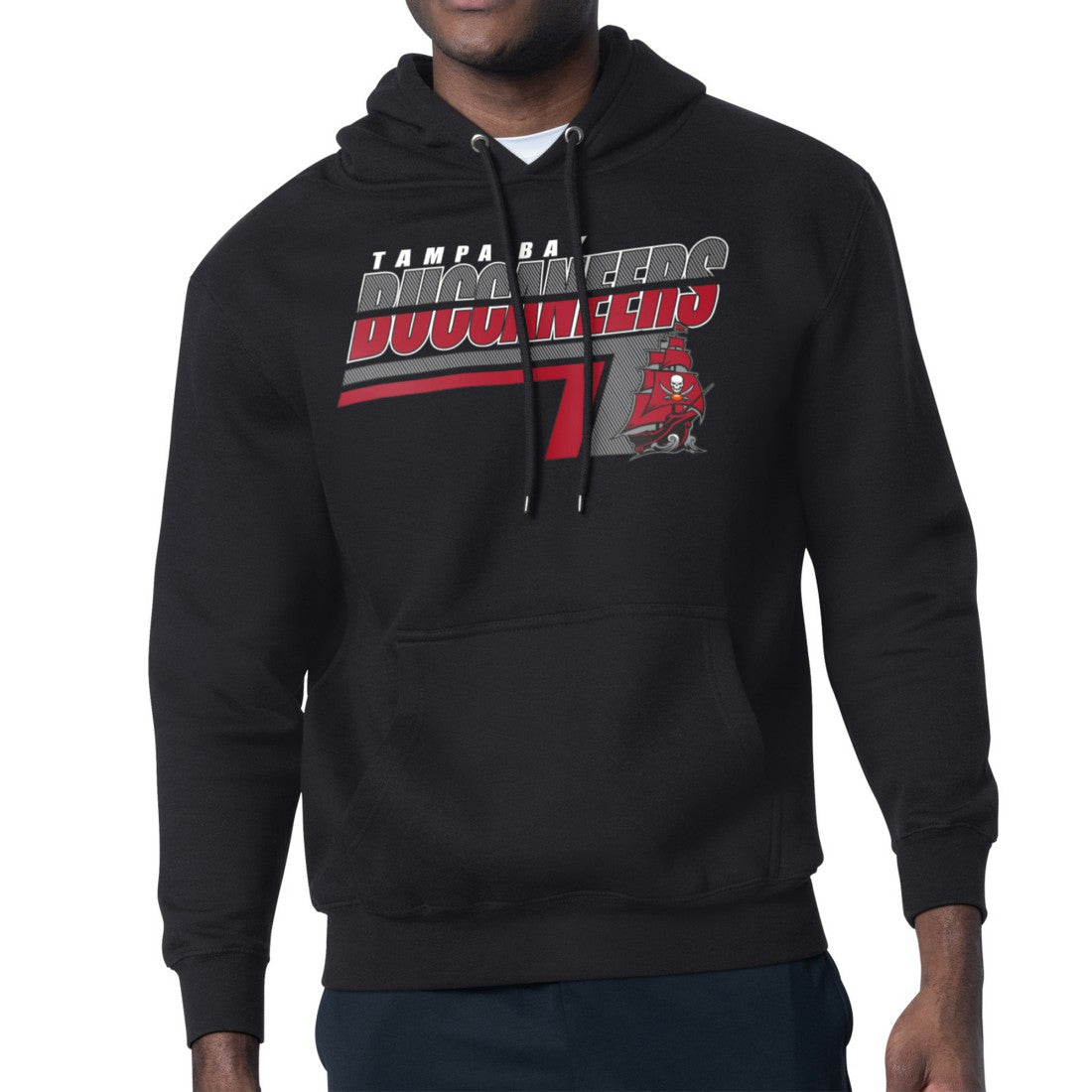 Tampa Bay Buccaneers Starter Logo Push Graphic Hoodie Black - NFL