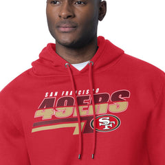 San Francisco 49ers Starter Logo Push Graphic Hoodie Scarlet - NFL