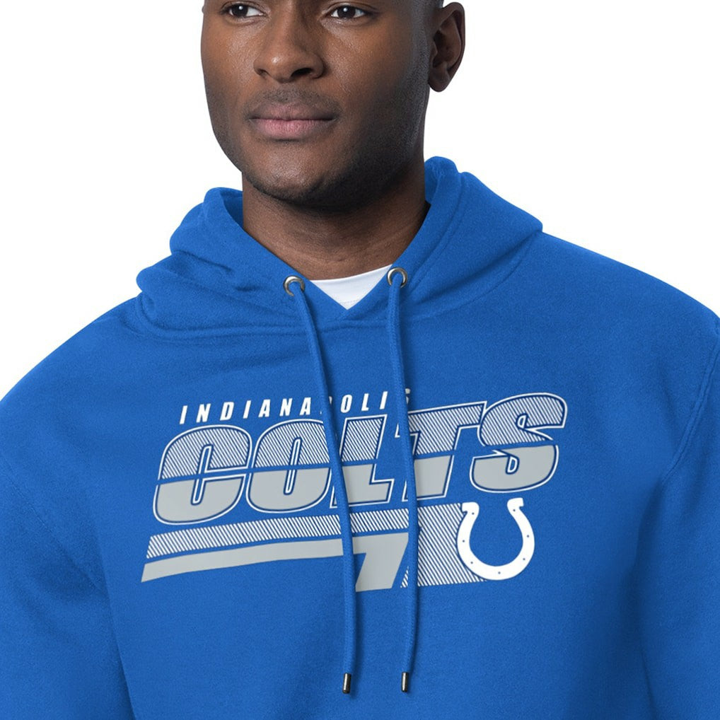 Indianapolis Colts Starter Logo Push Graphic Hoodie Royal - NFL