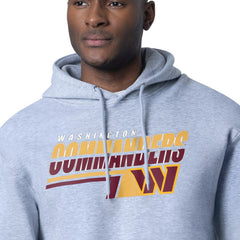 Washington Commanders Starter Logo Push Graphic Hoodie Heather Gray - NFL