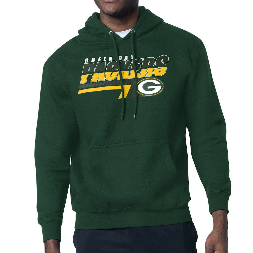Green Bay Packers Starter Logo Push Graphic Hoodie Green - NFL