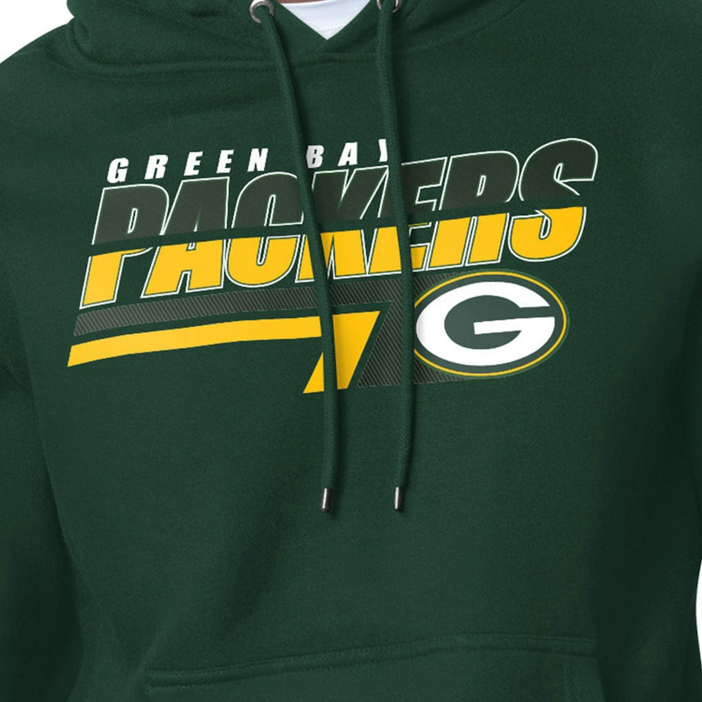 Green Bay Packers Starter Logo Push Graphic Hoodie Green - NFL