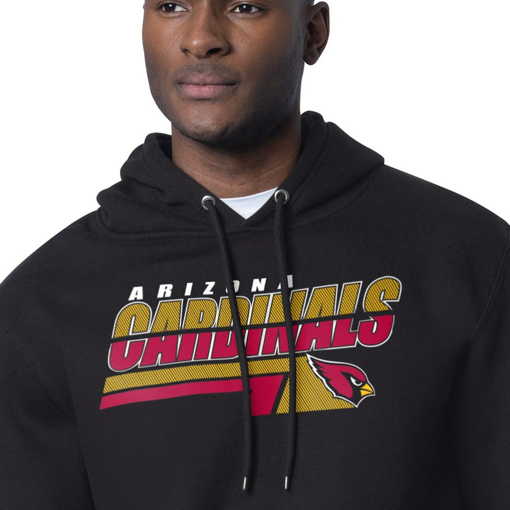 Arizona Cardinals Starter Logo Push Graphic Hoodie Black - NFL