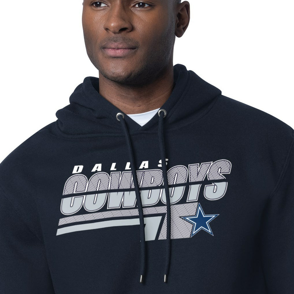 Dallas Cowboys Starter Logo Push Graphic Hoodie Navy - NFL