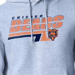 Chicago Bears Starter Logo Push Graphic Hoodie Heather Gray - NFL
