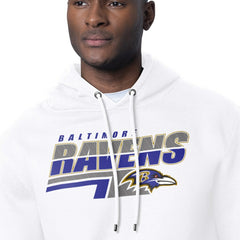 Baltimore Ravens Starter Logo Push Graphic Hoodie White - NFL