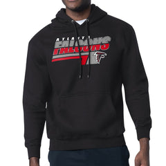 Atlanta Falcons Starter Logo Push Graphic Hoodie Black - NFL