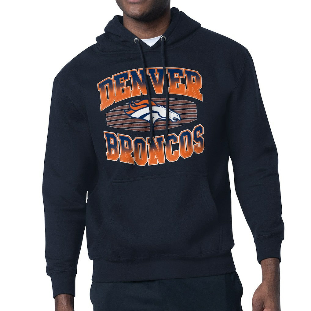 Denver Broncos Starter Team Grit Graphic Hoodie Navy - NFL