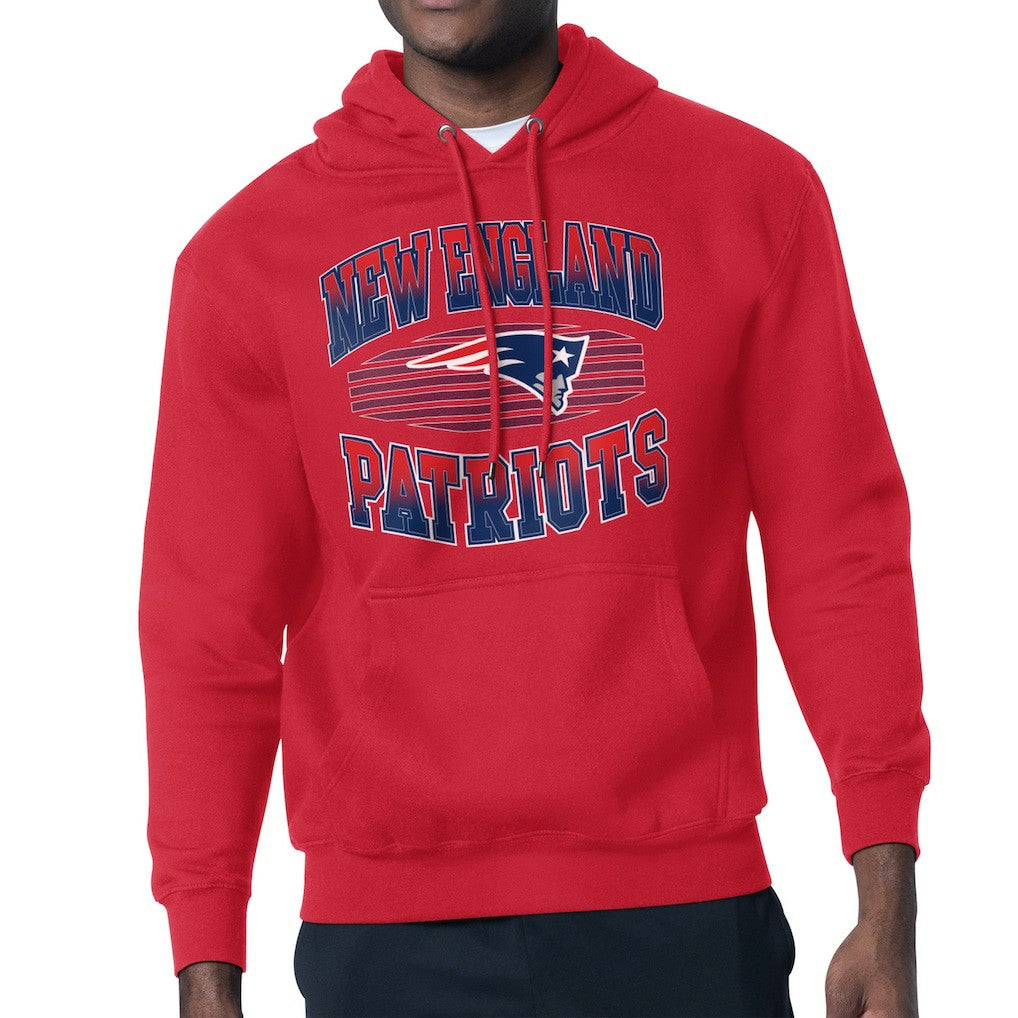 New England Patriots Starter Team Grit Graphic Hoodie Red - NFL