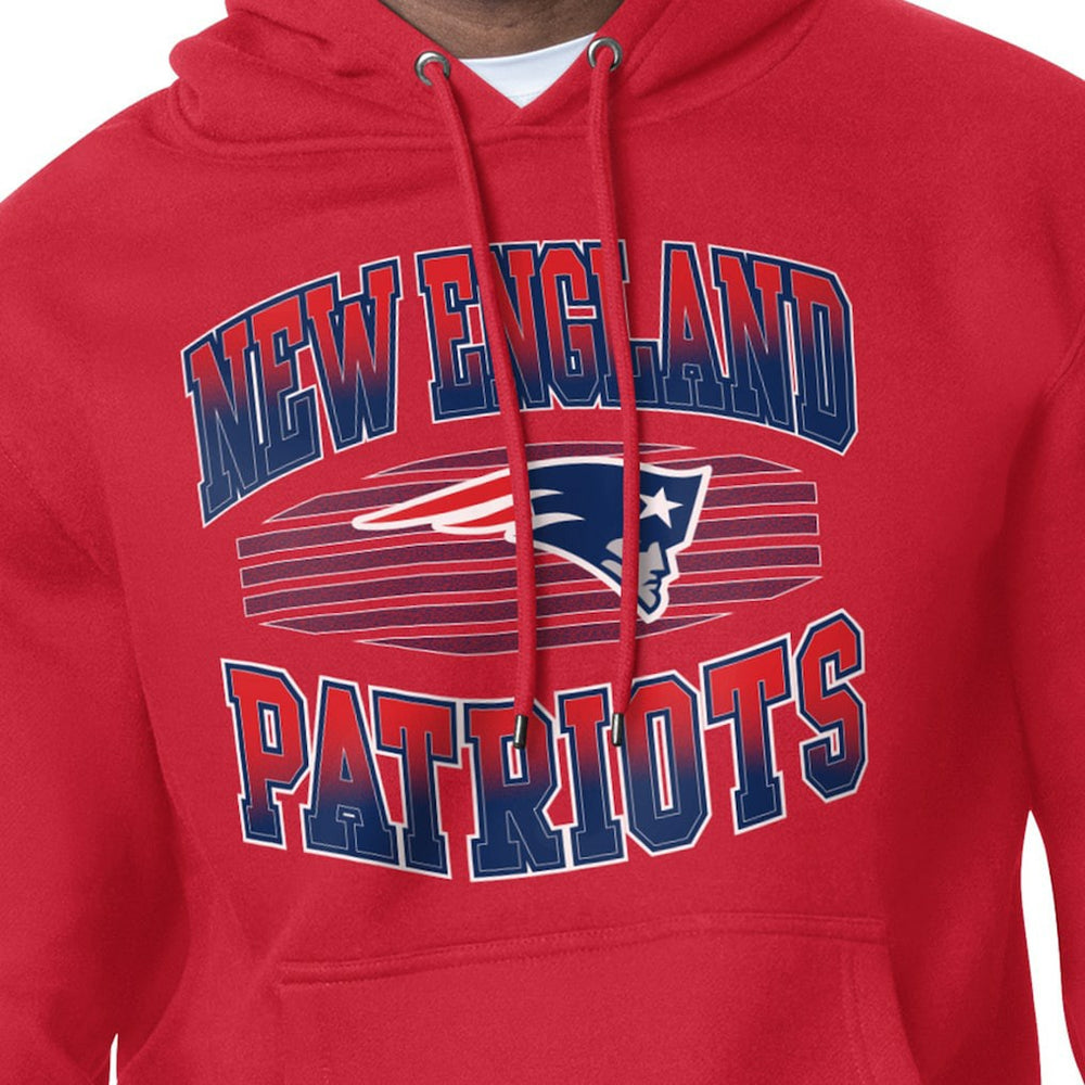 New England Patriots Starter Team Grit Graphic Hoodie Red - NFL
