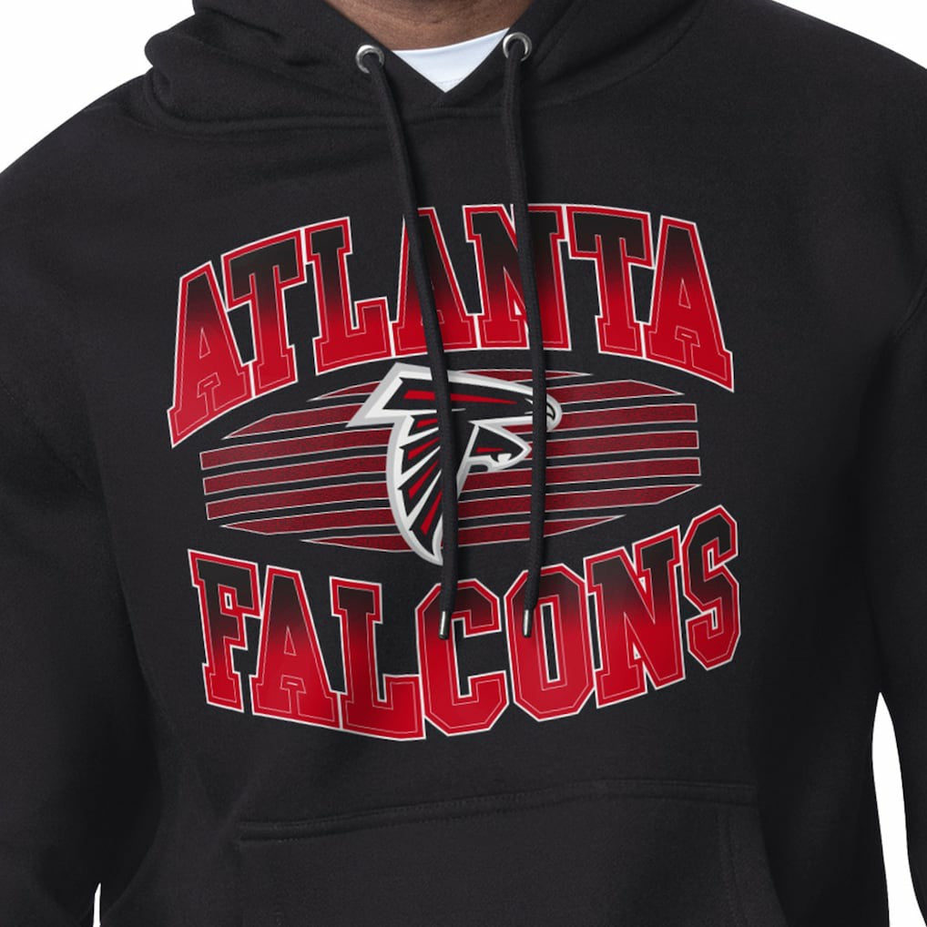 Atlanta Falcons Starter Team Grit Graphic Hoodie Black - NFL