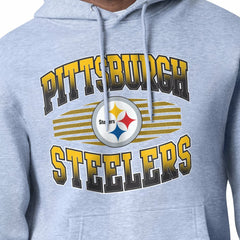 Pittsburgh Steelers Starter Team Grit Graphic Hoodie Heather Gray - NFL