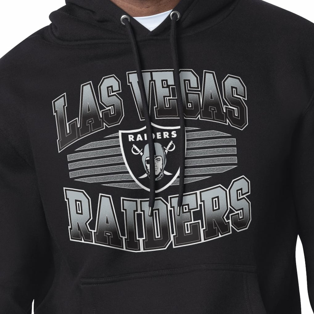 Las Vegas Raiders Starter Team Grit Graphic Hoodie Black - NFL
