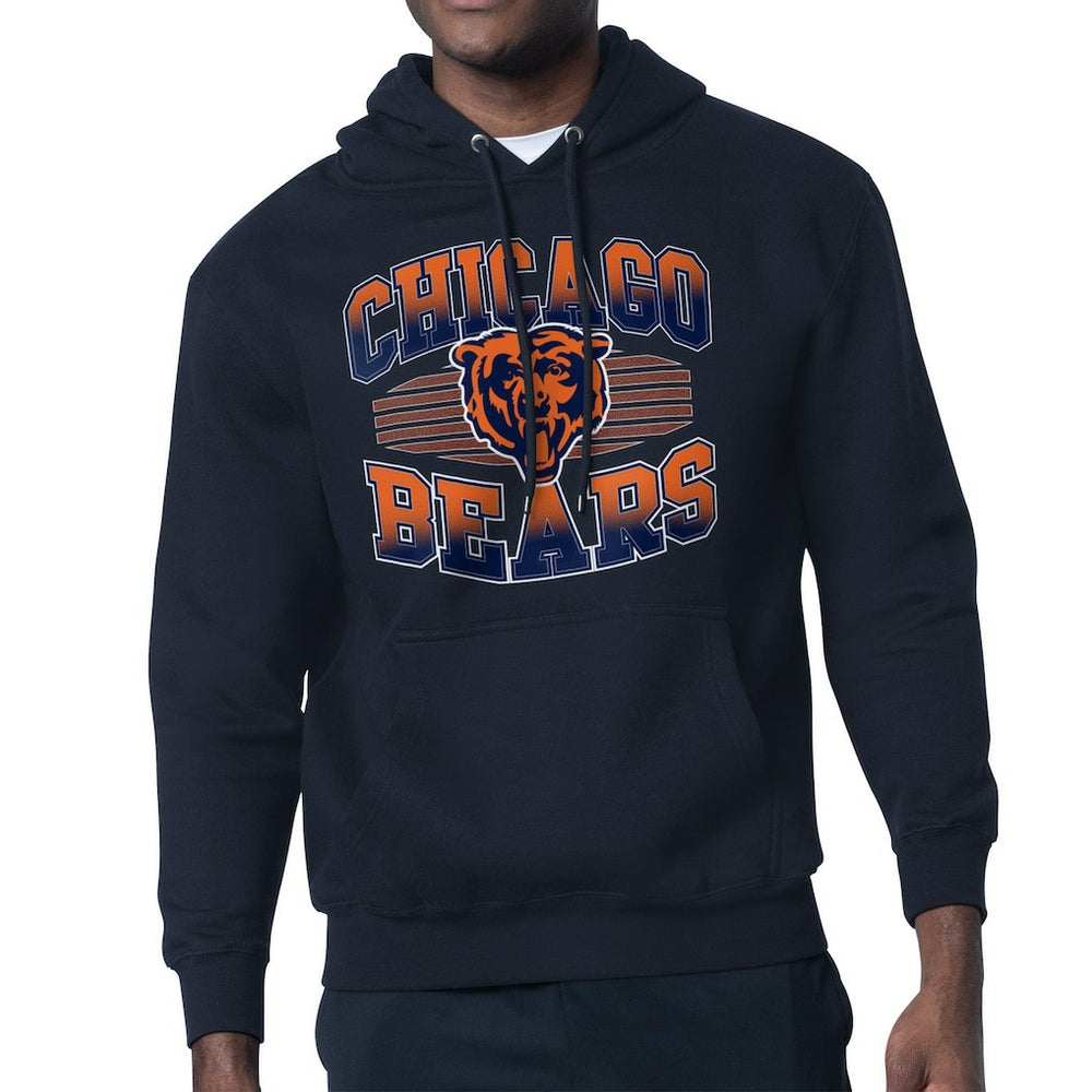 Chicago Bears Starter Team Grit Graphic Hoodie Navy - NFL